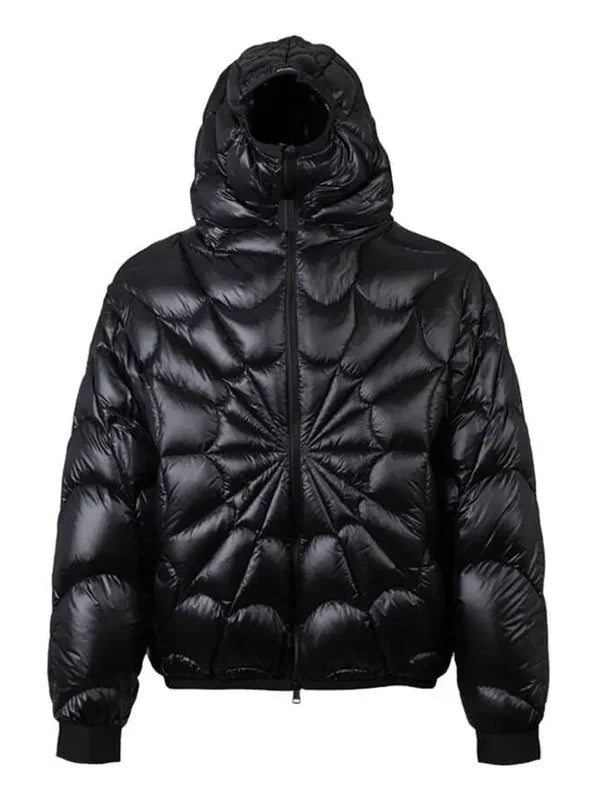 Moncler-Violier-Spider-Man-Short-Down-Jacket-Black