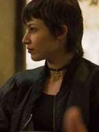 Money Heist ��rsula Corber�� Black Bomber Jacket