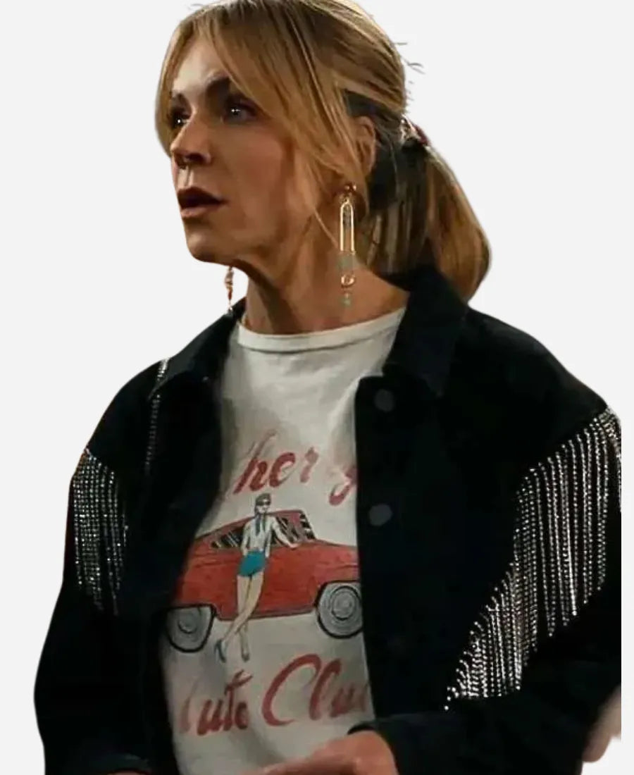 Morgan Gillory High Potential S02 Fringe Jacket