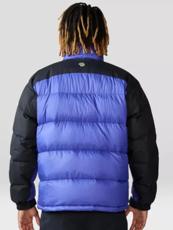 Mountain-Hardwear-Blue-Puffer-Jacket-Back