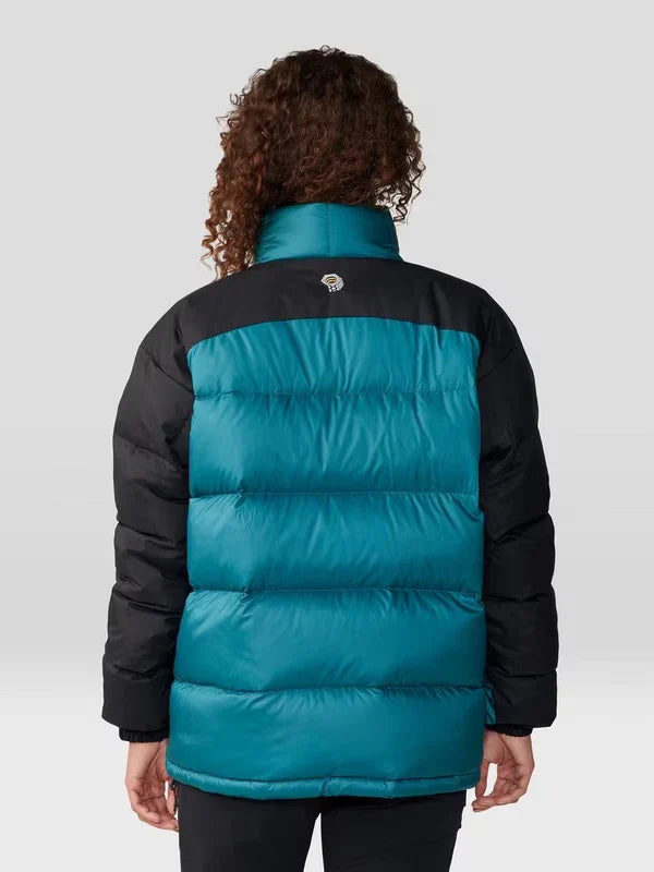 Mountain-Hardwear-Blue-Puffer-Jacket