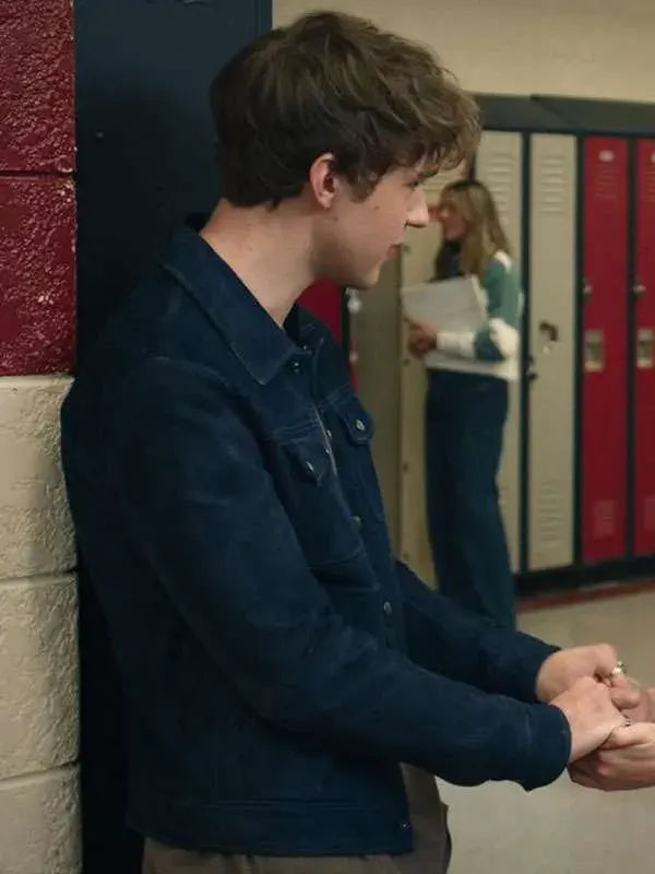 My Life With The Walter Boys S03 Danny Walter Suede Jacket