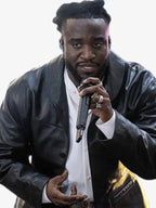 NBC S Today 2026 Shaboozey Black Leather Blazer