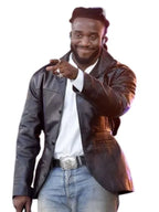 NBC S Today 2026 Shaboozey Black Leather Blazer