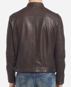 Dwayne Pride NCIS Origins S02 Brown Jacket