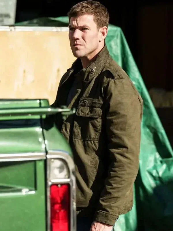 NCIS-Origins-S02-Leroy-Jethro-Gibbs-Cotton-Jacket-Green