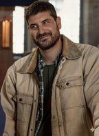 NCIS-Sydney-S03-Claude-Jabbour-Beige-Cotton-Jacket