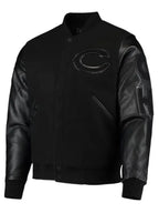 NFL-Chicago-Bears-Black-Varsity-Bomber-Jacket
