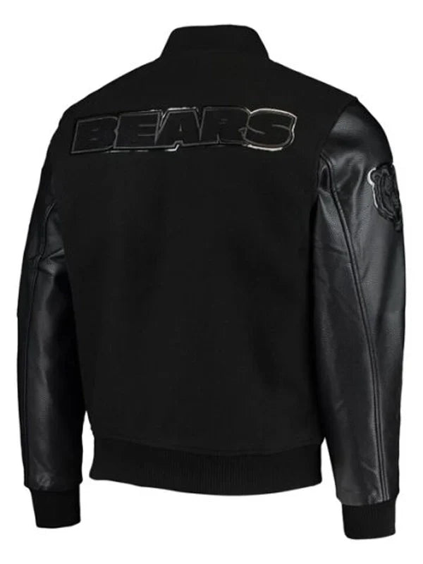 NFL-Chicago-Bears-Black-Varsity-Jacket