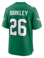 NFL-Saquon-Barkley-Kelly-Green-Jersey-Back-View