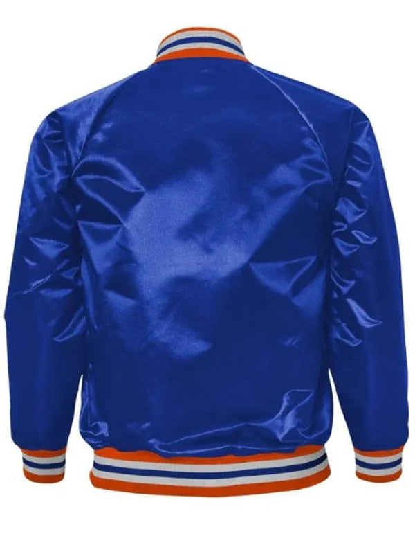 NHL-2023-New-York-Islanders-Blue-Satin-Varsity-Jacket