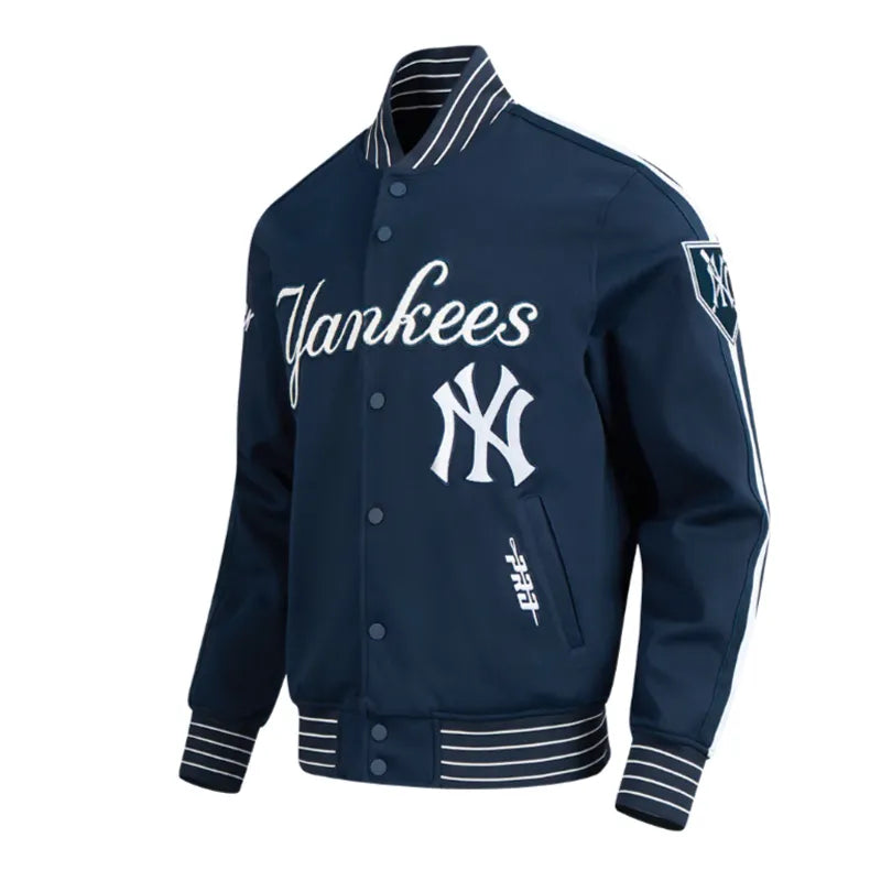 NY Yankees Current Logo Game Day Navy Jacket For Men