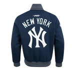 NY Yankees Current Logo Game Day Navy Jacket For Sale
