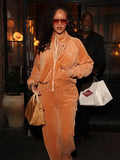 NYC Rihanna Velour Tracksuit