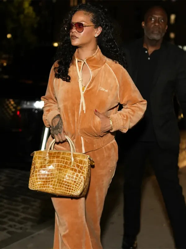 NYC Rihanna Velour Tracksuit