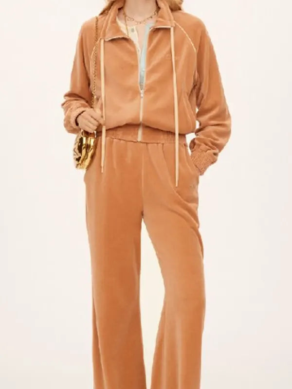 NYC Rihanna Velour Tracksuit
