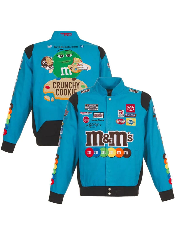 Nascar Kyle-Busch-M&M-Jacket-Blue