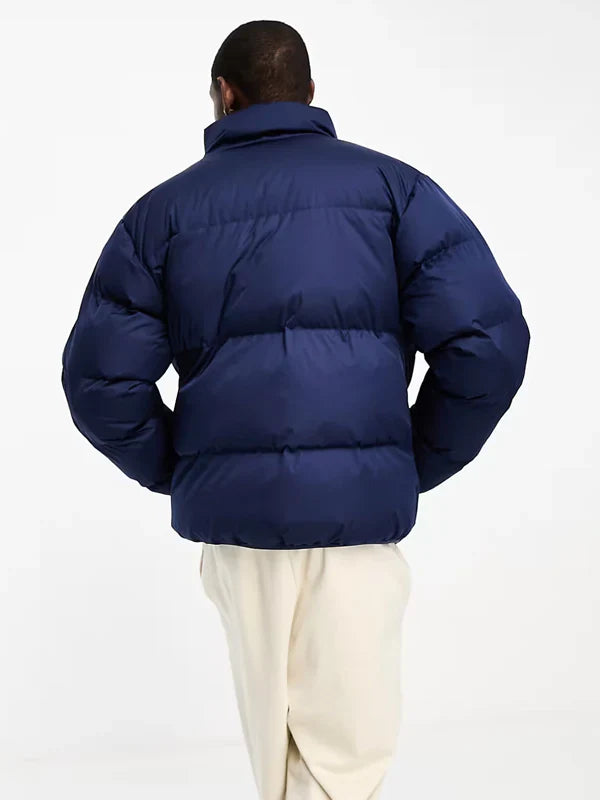 Navy Blue Nike Puffer Jacket Back