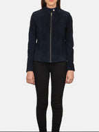 Navy Suede Jacket Buy
