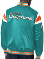 Near Me Miami Dolphins Satin Jacket