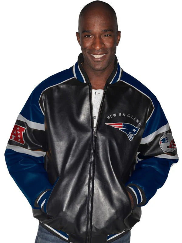 New England Patriots Leather Jacket For Sale