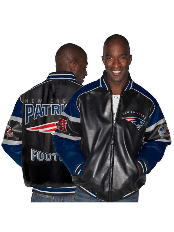 New England Patriots Leather Jacket