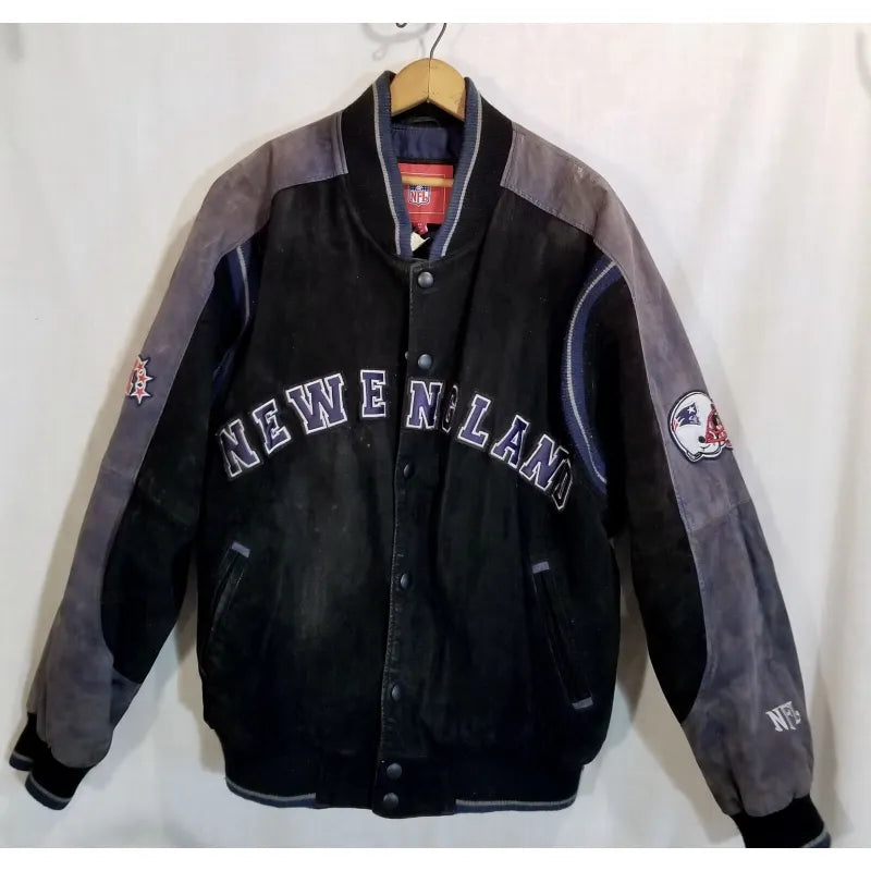 New England Patriots Suede Jacket In UK