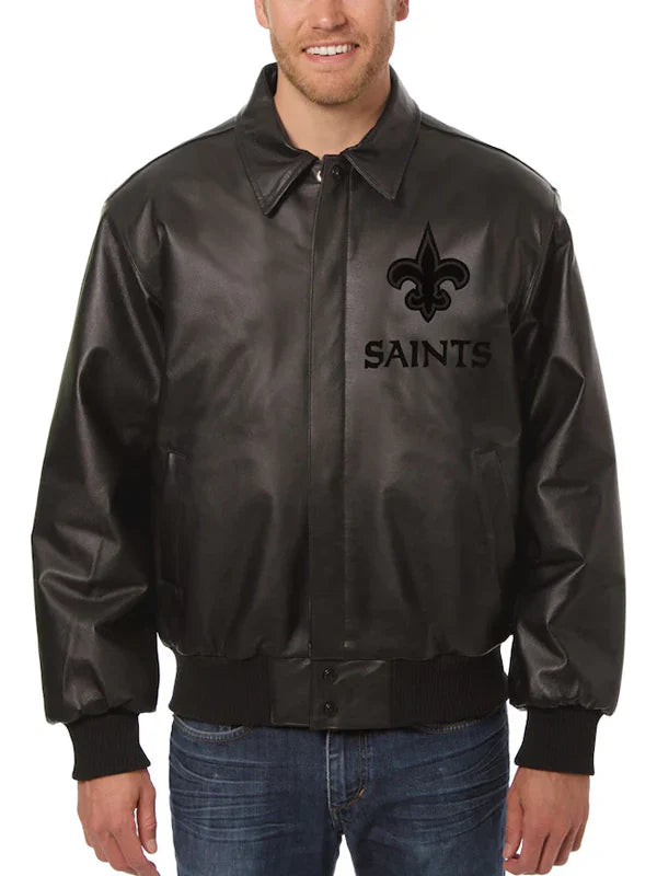 New Orleans Saints Leather Jacket