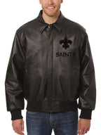 New Orleans Saints Leather Jacket