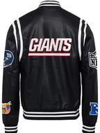 New York Giants Leather Jacket For Men