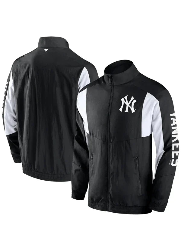 New-York-Yankees-Black-And-White-Track-Jacket
