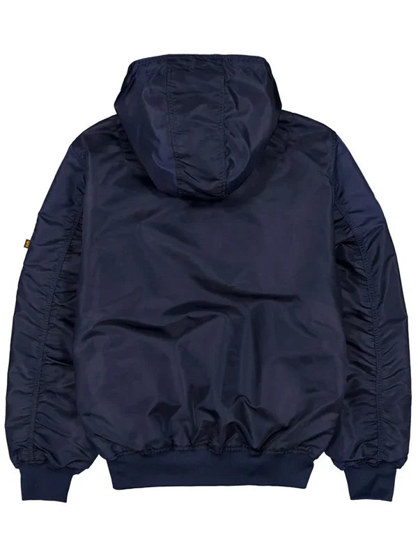 New-York-Yankees-X-Alpha-Industries-Navy-Hooded-Bomber-Jacket-Back-View