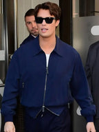 New York City 2026 Nicholas Galitzine Blue Jacket