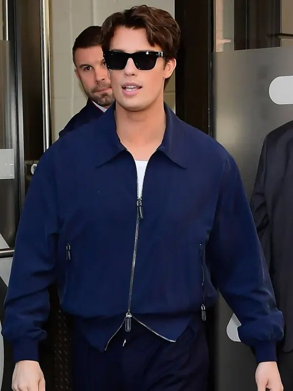 New York City 2026 Nicholas Galitzine Blue Jacket