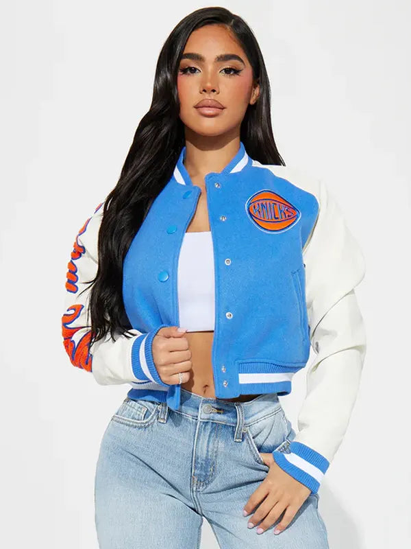 New York Knicks Bomber Jacket Women