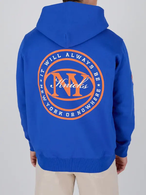 New York Or Nowhere Knicks Blue Hoodie