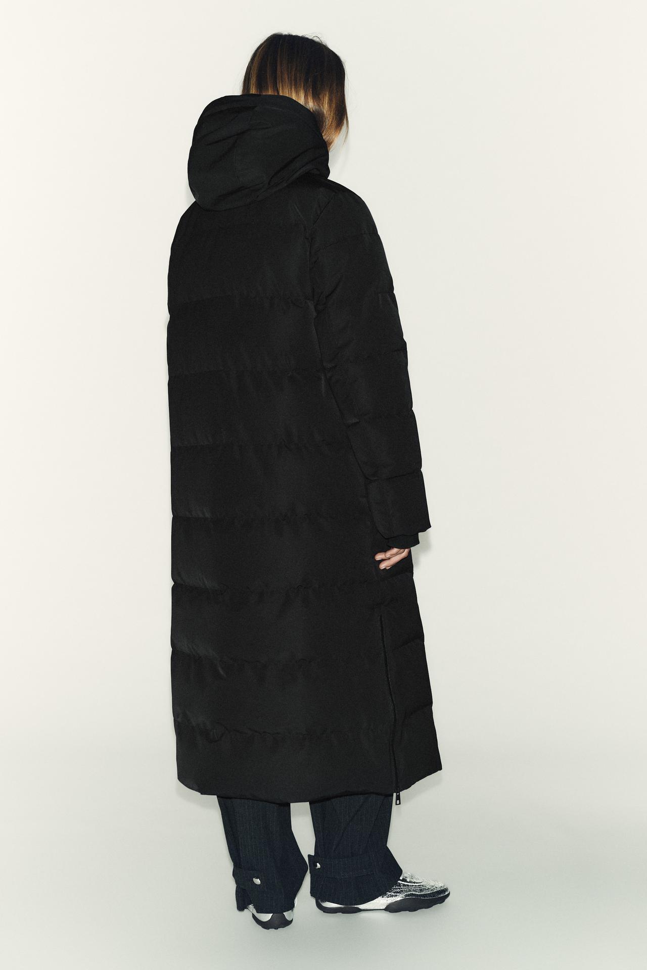 New Zara long puffer coat