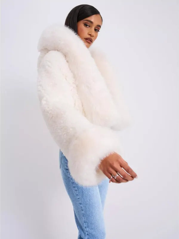 Next Gen Nyc S02 Emira D Spain White Fur Jacket