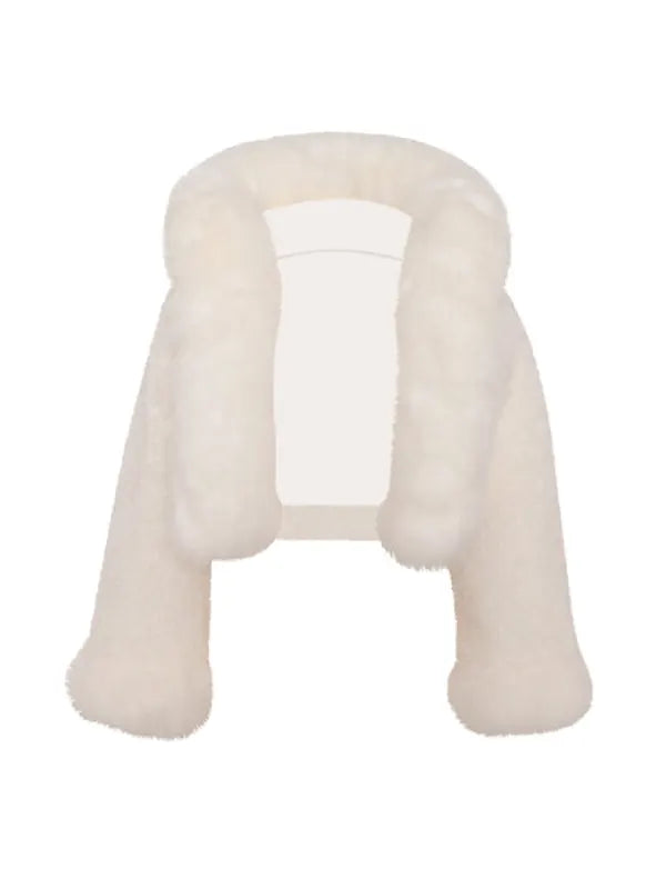 Next Gen Nyc S02 Emira D Spain White Fur Jacket