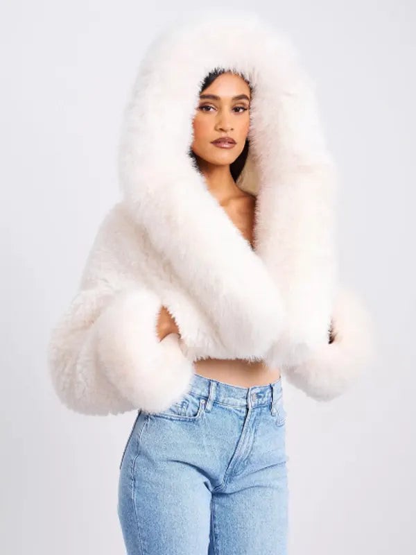 Next Gen Nyc S02 Emira D Spain White Fur Jacket