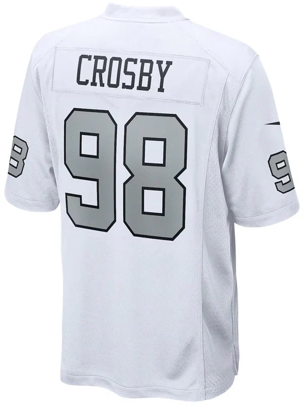 Maxx Crosby Las Vegas Raiders Nike Alternate Game Jersey White