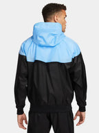 Nike Sportswear Windrunner Hooded Jacket Black / University Blue - Citron Tint