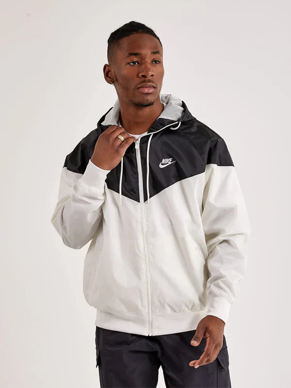 Nike Sportswear Windrunner Men's Hooded Jacket Black White