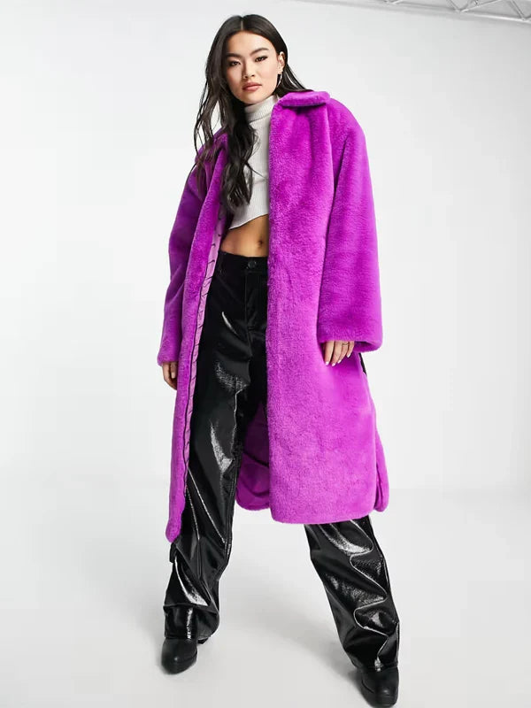 Nike-Sportswear-Womens-Faux-Fur-Long-Jacket-Purple