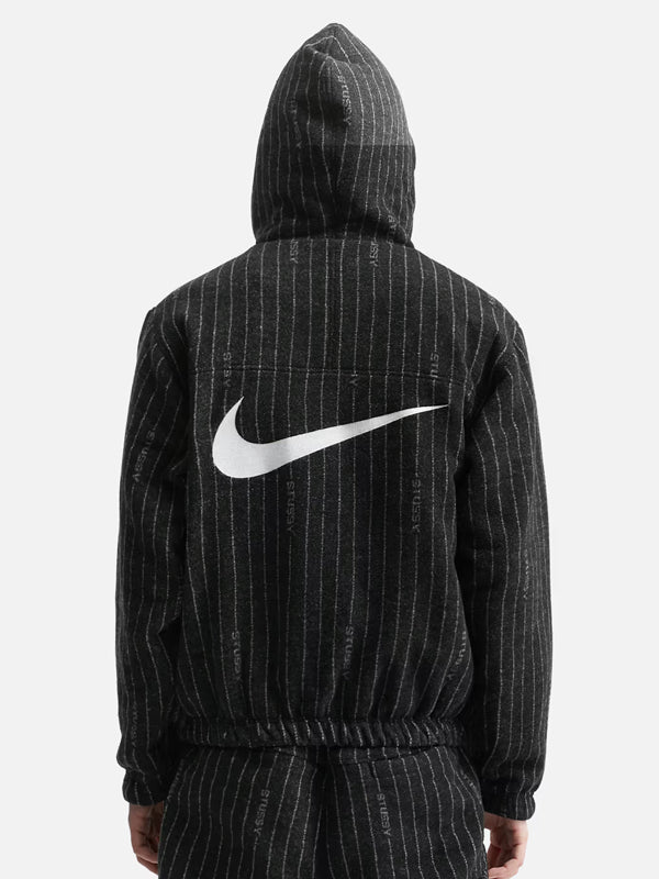 Nike-Stussy-Striped-Wool-Jacket-Black