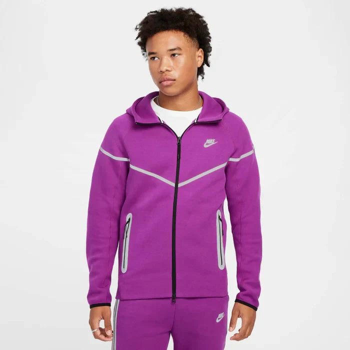Nike Tech Fleece Reflective Windrunner Jacket Bold Berry