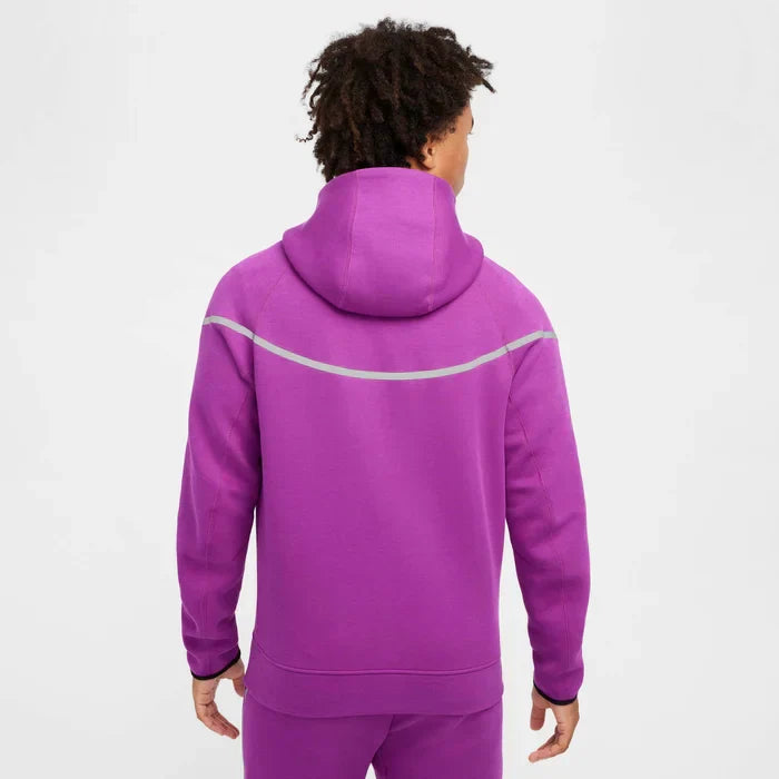 Nike Tech Fleece Reflective Windrunner Jacket Bold Berry