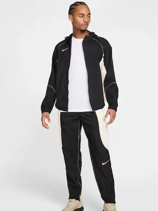 Nike Black And Gold Jacket