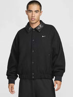 Nike Solo Swoosh Varsity Jacket Black