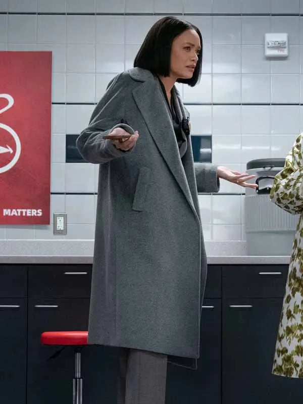Elsbeth S03 Nina Taylor Grey Wool Coat